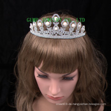 Perle Tiara Strass Crown Hochzeit Kristall Tiaras